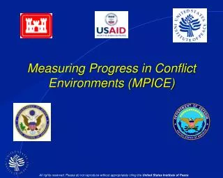 Measuring Progress in Conflict Environments (MPICE)
