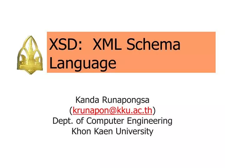 xsd xml schema language