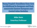 Mike Stein Emeritus Professor - slide 1
