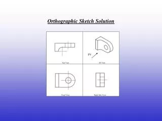 Orthographic Sketch Solution