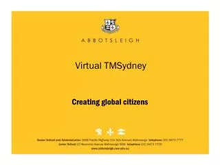 Creating global citizens