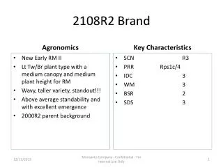 2108R2 Brand