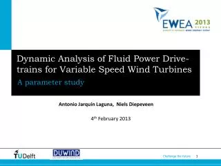 Dynamic Analysis of Fluid Power Drive-trains for Variable Speed Wind Turbines