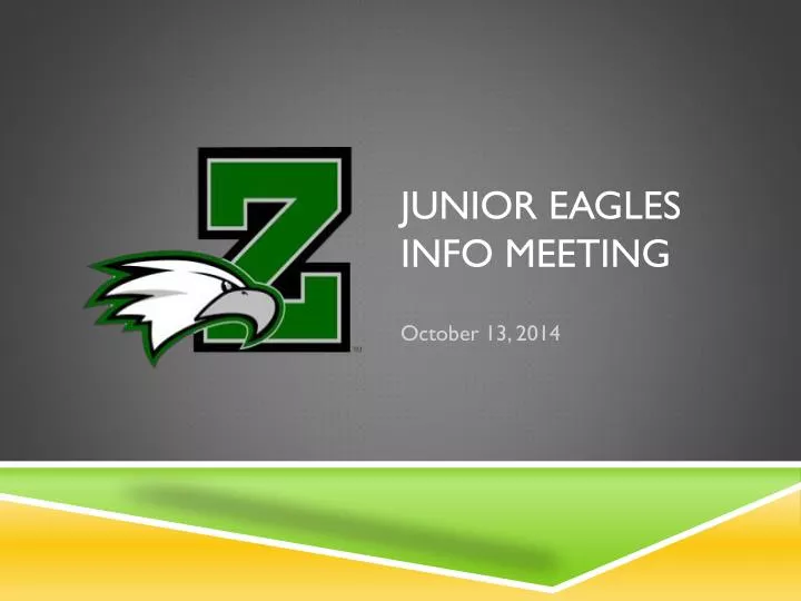 junior eagles info meeting
