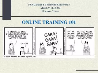 ONLINE TRAINING 101