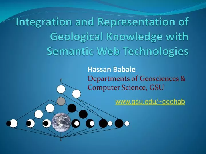 integration and representation of geological knowledge with semantic web technologies