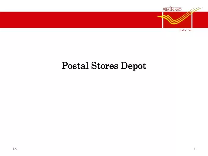 postal stores depot