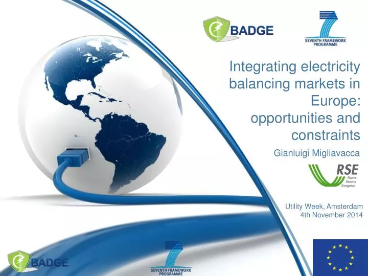 integrating electricity balancing markets in europe opportunities and constraints