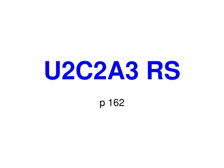 u2c2a3 rs