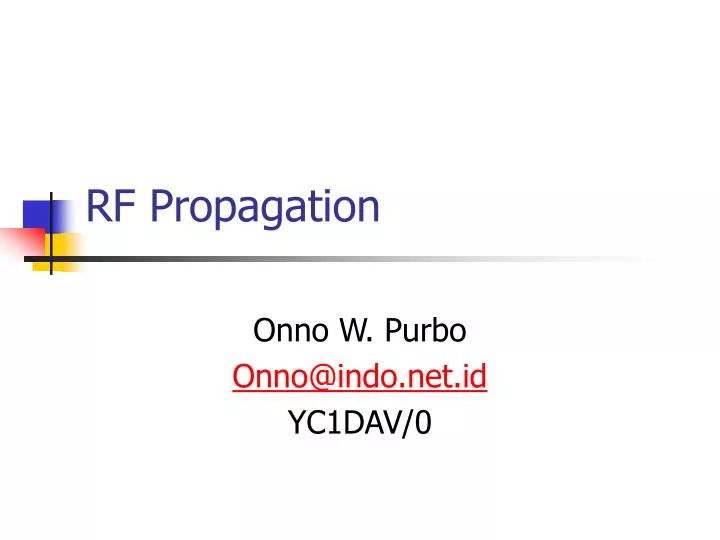 rf propagation