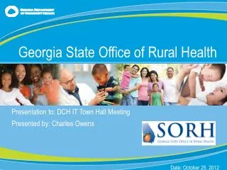 Presentation to: DCH IT Town Hall Meeting Presented by : Charles Owens