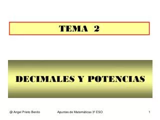 decimales y potencias
