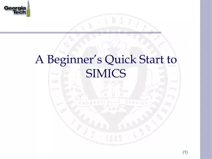 a beginner s quick start to simics