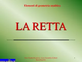 la retta