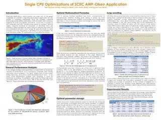 Single CPU Optimizations of SCEC AWP-Olsen Application