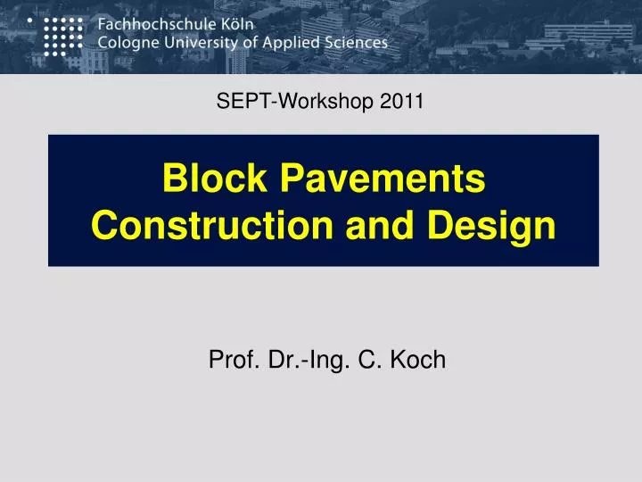 block pavements construction and design