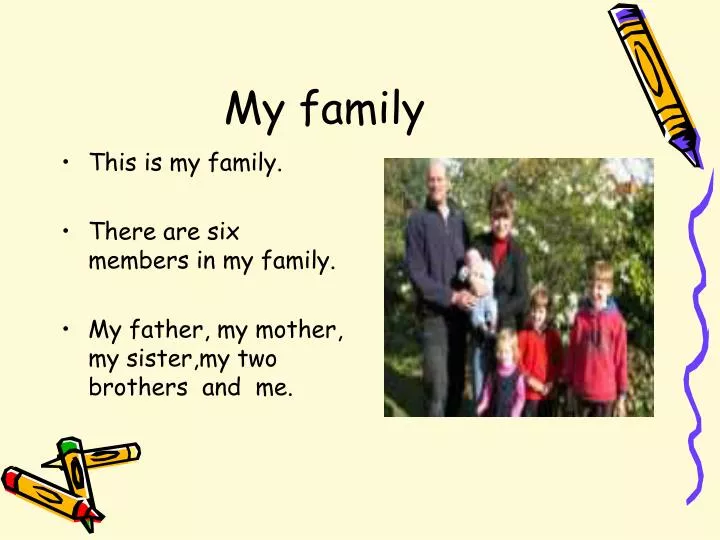 presentation my family