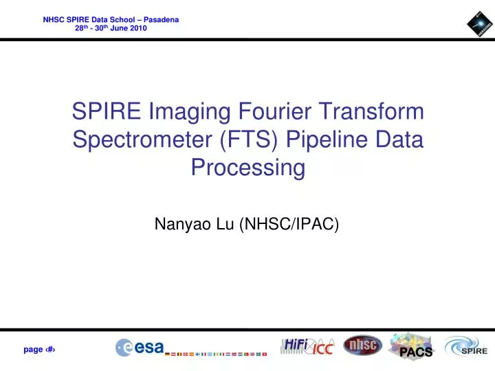 spire imaging fourier transform spectrometer fts pipeline data processing