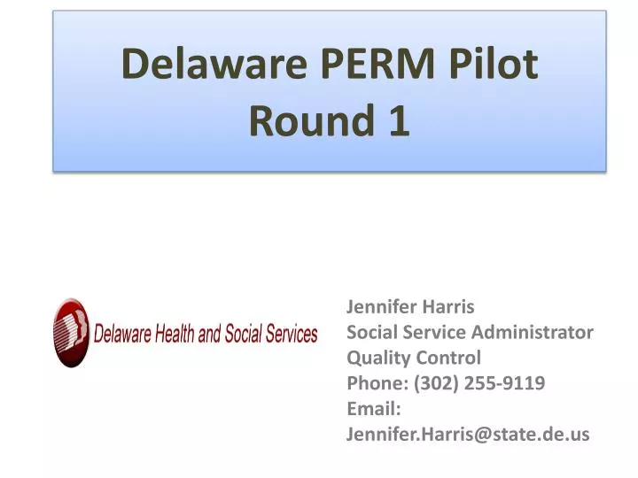 delaware perm pilot round 1