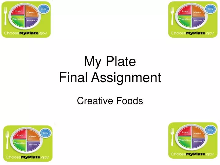 my plate final assignment