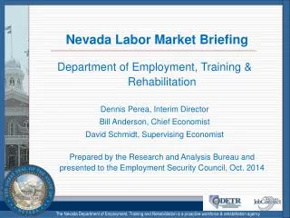 Nevada Labor Market Briefing