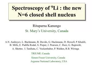Spectroscopy of 9 Li : the new N=6 closed shell nucleus