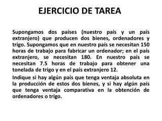 ejercicio de tarea