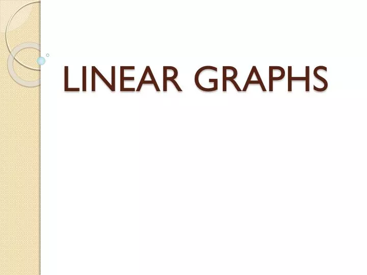 linear graphs