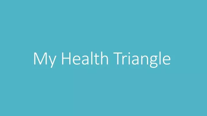 my health triangle