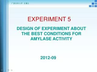 EXPERIMENT 5