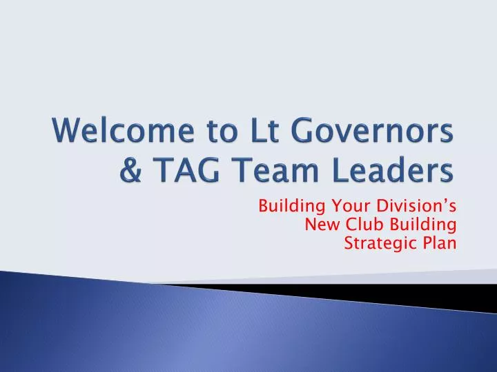 welcome to lt governors tag team leaders