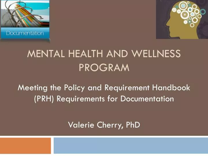 mental health and wellness program