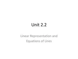 Unit 2.2
