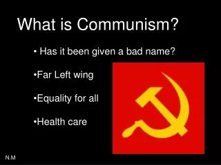 What is Communism?