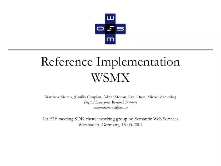 reference implementation wsmx