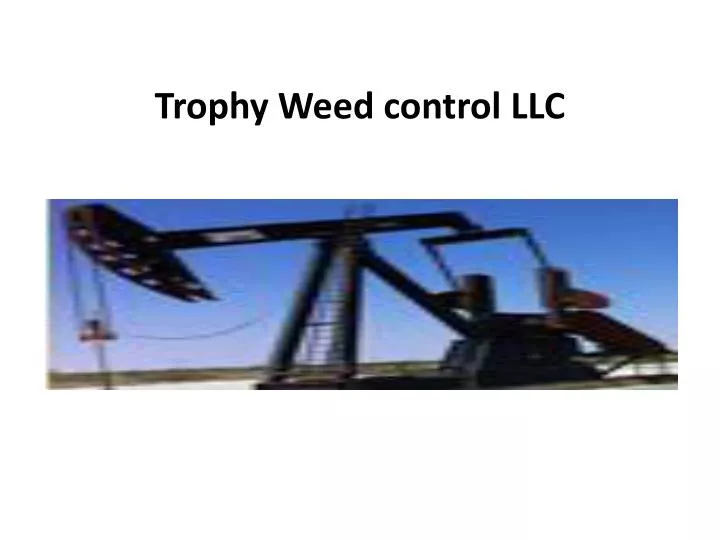 trophy weed control llc
