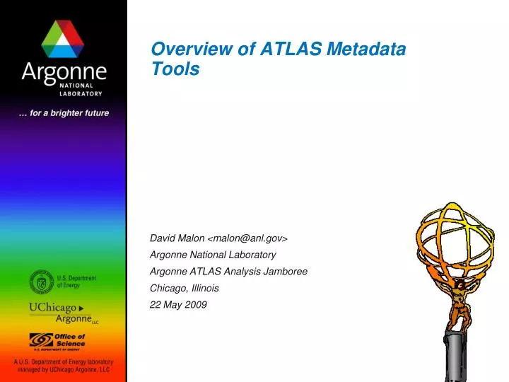 overview of atlas metadata tools