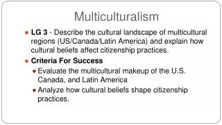 Multiculturalism