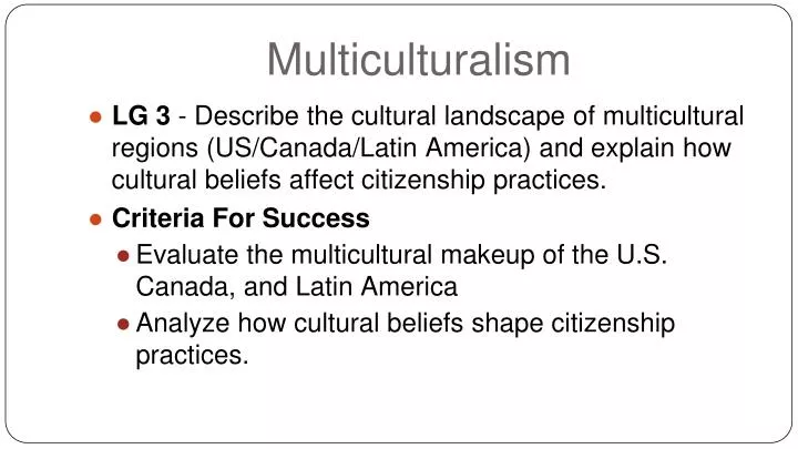 multiculturalism
