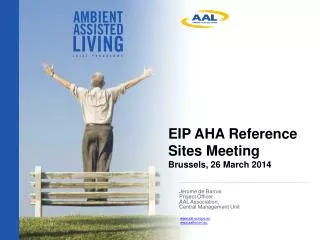 EIP AHA Reference Sites Meeting Brussels, 26 March 2014