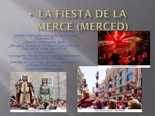 LA FIESTA DE LA MERCE (Merced)