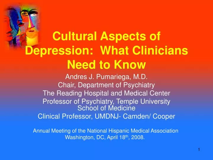 cultural aspects of depression what clinicians need to know