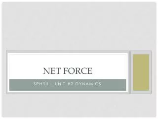 Net force