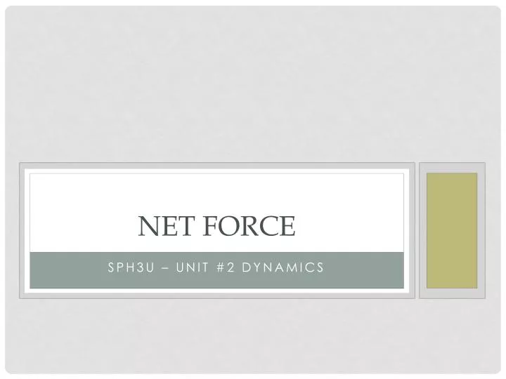 net force