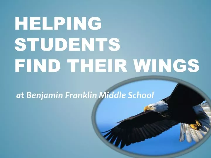 helping students find their wings