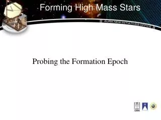 Forming High Mass Stars