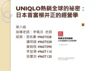 uniqlo