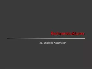 rechnerstrukturen