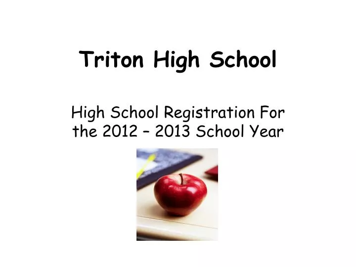 triton high school