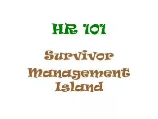 hr 101
